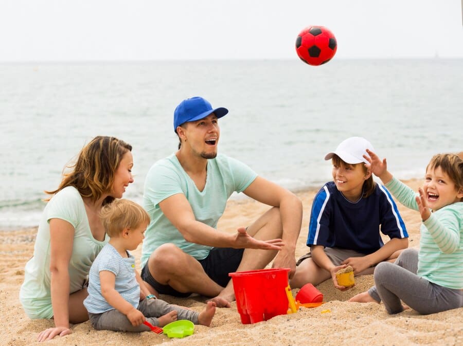 juegos en la playa