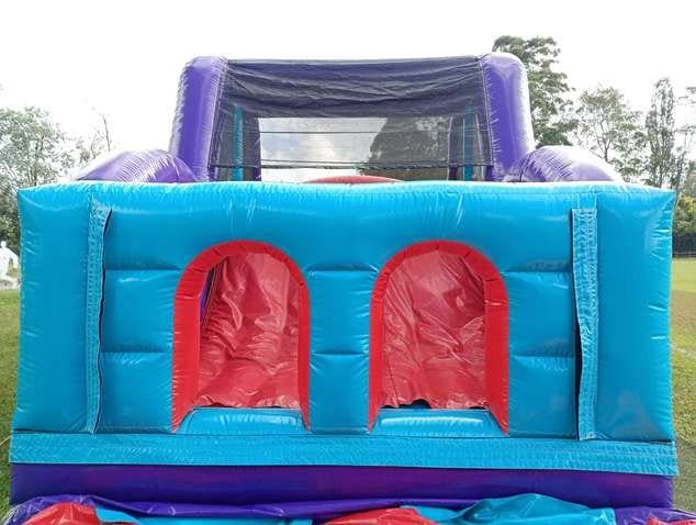 Inflable Desafío Dragón Módulo 2 02 Detalle de los obstáculos del módulo 2 del Desafío del Dragón