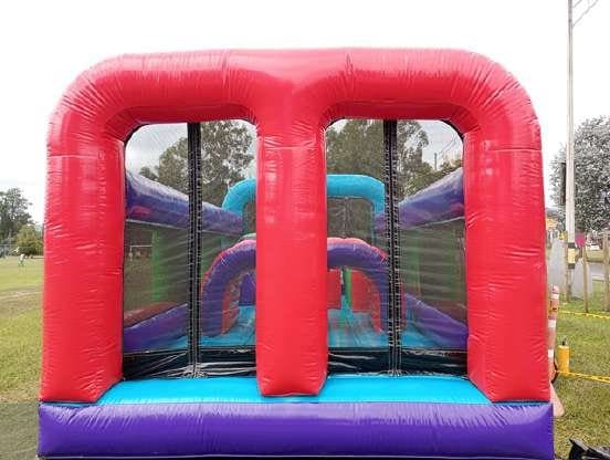Inflable Desafío Dragón Módulo 6 03 Vista del módulo 6 del inflable certificado Desafío del Dragón